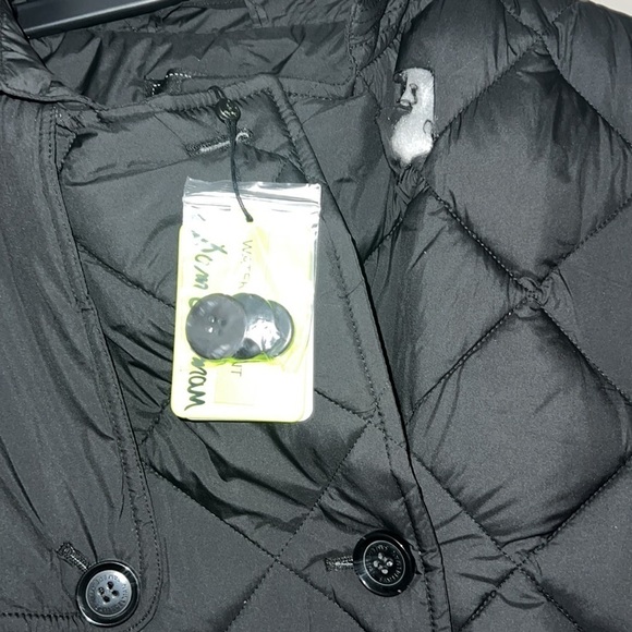 Sam Edelman black puffer trench jacket, FLAW - Picture 8 of 8